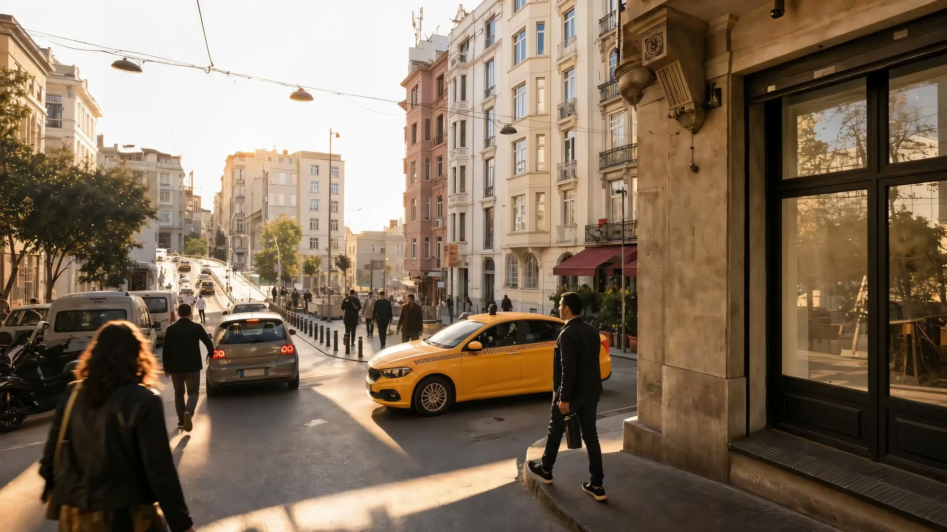 Source photograph — Metro — the neighbourhood, composed with AI